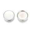 304 Stainless Steel Plain Edge Bezel Cups STAS-E460-10S-10MM-1