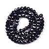 Electroplate Glass Beads Strands EGLA-A044-T6mm-A15-3
