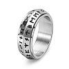 Rotatable Titanium Steel Finger Ring PW-WG27E87-08-1