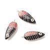 Natural Brazilian Agate Pendants PALLOY-JF01524-01-1