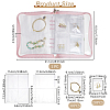 PVC Loose Leaf Jewelry Storage Bag ODIS-WH0038-90E-2