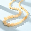 Natural Yellow Jade Graduated Beaded Necklaces GG-CBAA808-01P-2