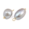Natural Freshwater Pearl Pendants PALLOY-JF02153-02-2
