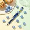30Pcs Round Silicone Beads SIL-SZ0004-23B-5