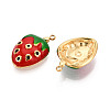 304 Stainless Steel Enamel Pendants STAS-T068-05A-2