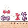 Teachers' Day Acrylic Dangle Earrings EJEW-I325-01G-03-3