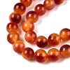 Dyed Natural White Jade Beads Strands G-T138-6mm-210-19-3