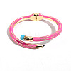Pencil Design Alloy Enamel Cuff Bangles FS-WG7604E-03-1