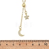 Adjustable Brass Cable Chain Lariat Necklaces NJEW-JN06141-4