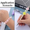 65Pcs 9 Styles Round & Rondelle Resin Rhinestone & Silicone & Brass Crystal Rhinestone Spacer Beads Findings Kits DIY-YW0017-97B-6