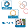 DIY Gemstone Beaded Hoop Earring Making Kits DIY-SW0001-06-13