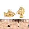 304 Stainless Steel with Crystal Rhinestone Charms RB-CBABFDA-11D-G-3