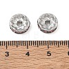 304 Stainless Steel Rhinestone Spacer Beads RB-CBA18B7-01P-01-3