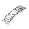Rectangle with Moon Phase Pattern Alloy Hair Barrettes PHAR-G011-01AS-1