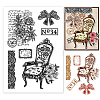 Custom PVC Plastic Clear Stamps DIY-WH0618-0090-1