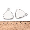 304 Stainless Steel Pendant Cabochon Settings STAS-N108-68P-3