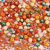 2 Bag Glass Round Beads Set JX547G-4