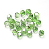 Faceted Round Glass Cabochons X-GGLA-L008A-05-2