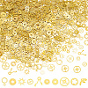 Olycraft 300~400Pcs 10 Style Brass Cabochons MRMJ-OC0003-83-1