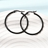 201 Stainless Steel Hoop Earrings SA-CBA4A0D-16EB-B-1