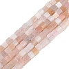 Natural Pink Aventurine Beads Strands G-B129-A12-01-1