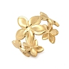 304 Stainless Steel Open Cuff Rings for Women RJEW-U060-01D-G-2