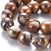 Natural Baroque Pearl Keshi Pearl Beads Strands PEAR-S021-187-3