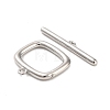 Brass Toggle Clasps KK-L229-011P-3