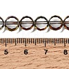 Electroplated Transparent Glass Beads Strands GL-CBA98F0-06A-02-4