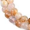 Natural Cherry Blossom Agate Beads Strands G-H062-A02-02-4