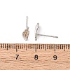 Brass Stud Earrings EJEW-L278-08P-5