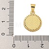 Rack Plating Brass Micro Pave Cubic Zirconia Pendants KK-C074-48G-3