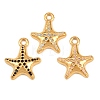 304 Stainless Steel Enamel Pendants STAS-A135-09G-1