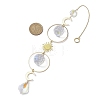 Brass Moon Sun Hanging Ornaments HJEW-JM02096-3