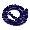 Opaque Solid Color Glass Beads Strands X-GLAA-T032-P8mm-03-3