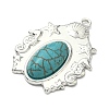 Dyed Synthetic Turquoise Pendants LS-STAS-G374-05S-13-2