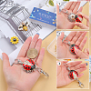DIY Interchangeable Flower & Bee Office Lanyard ID Badge Holder Necklace Making Kit DIY-SC0022-01-3