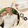8Pcs 4 Styles Alloy Cufflinks HJEW-PH02558-5