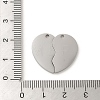 Non-Tarnish 304 Stainless Steel Split Pendants STAS-K270-09P-3