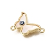 Brass Enamel Connector Charms SH-CBA7C77-07G-2