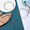 6Pcs 304 Stainless Steel Cuff Bangles Making MAK-BBC0001-21G-3