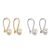 Brass Hoop Earrings EJEW-B005-01-1