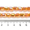 Electroplate Glass Beads Strands EGLA-D030-19D-4