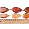 Natural Banded Agate Beads Strands G-F825-E01-01-5