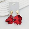 Petal Tassel Alloy Dangle Stud Earrings FS-WG5A9C8-06-1