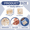 60Pcs Transparent Acrylic Beads OACR-TA0004-88D-4