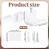 ABS Baseball Cap Hook FIND-WH0173-493B-2