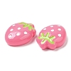 Opaque Resin Fruit Cabochons RESI-G072-02E-2