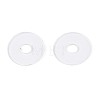 50Pcs Transparent PVC Insulating Gaskets PVC-T006-8mm-01-3