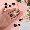 Zinc Alloy Enamel Cufflinks BUTT-GL0001-11-3